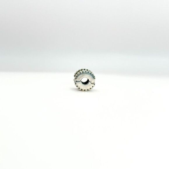 Pandora silver Beveled Edge Authentic Clip Charm - Picture 3 of 4